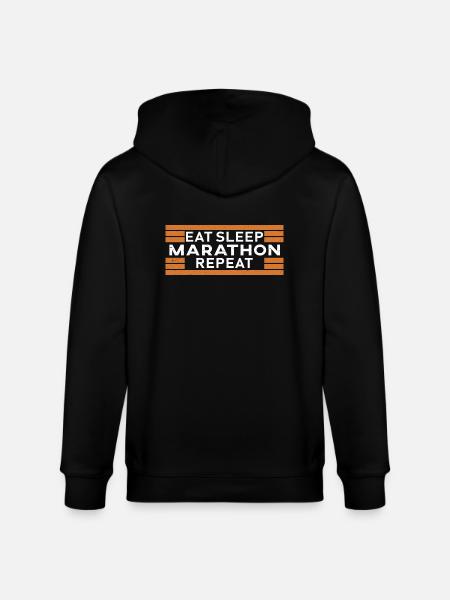 marathon - Stanley/Stella CULTIVATOR Unisex Organic Hooded Jacket - black