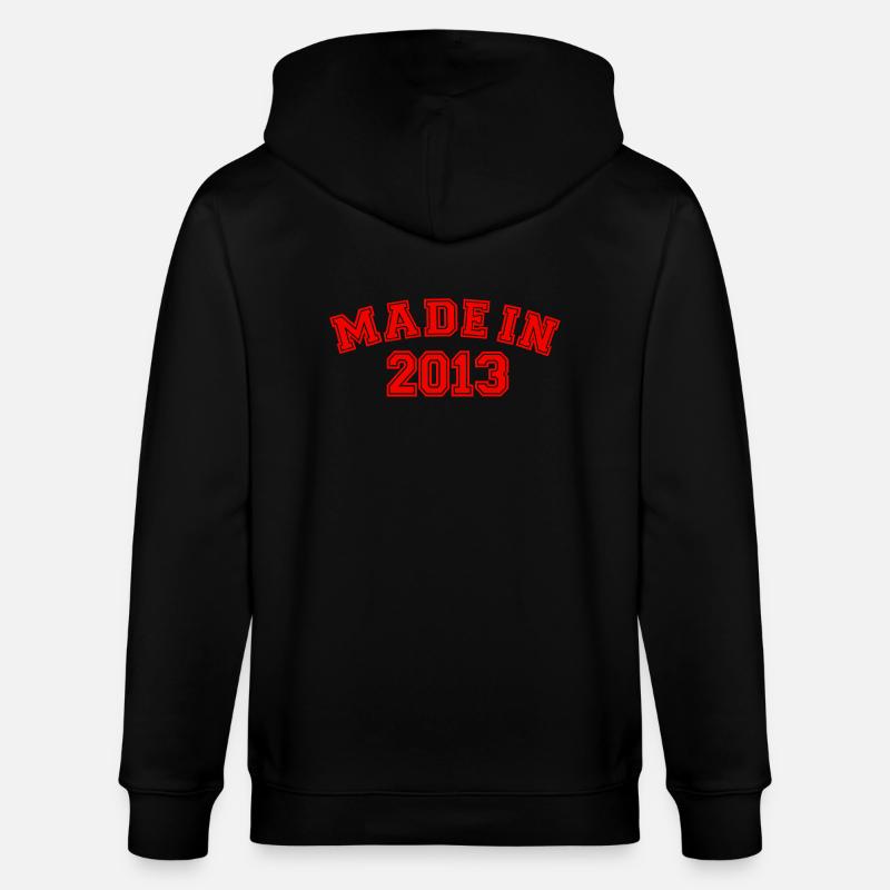 2013 - Stanley/Stella Unisex Bio-Kapuzenjacke CULTIVATOR  - Schwarz