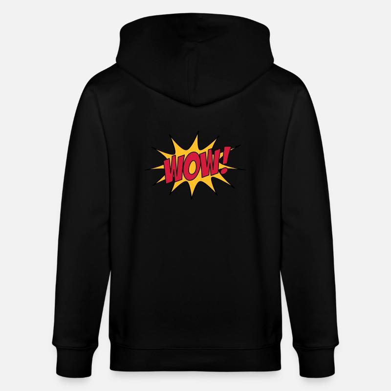WOW! - Stanley/Stella Unisex Bio-Kapuzenjacke CULTIVATOR  - Schwarz