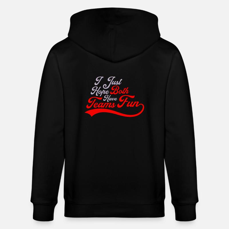 Both Teams Have Fun - Stanley/Stella Unisex Bio-Kapuzenjacke CULTIVATOR  - Schwarz