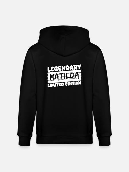 Name: Matilda - Stanley/Stella CULTIVATOR Unisex Organic Hooded Jacket - black