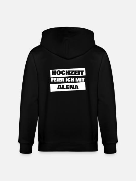 Bachelor Party Alena - Stanley/Stella CULTIVATOR Unisex Organic Hooded Jacket - black