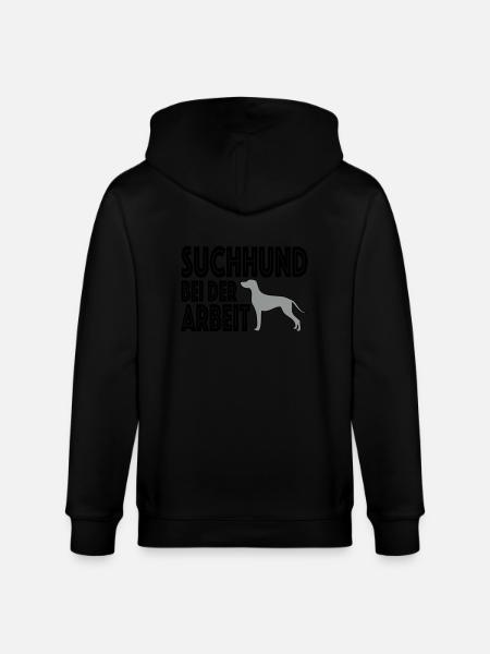 Suchhund - Stanley/Stella Unisex Bio-Kapuzenjacke CULTIVATOR - Schwarz
