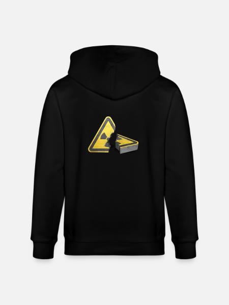 Atomausstieg! Atomkraft nein danke! - Stanley/Stella Unisex Bio-Kapuzenjacke CULTIVATOR - Schwarz