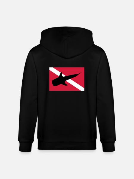Walhai - Stanley/Stella Unisex Bio-Kapuzenjacke CULTIVATOR - Schwarz