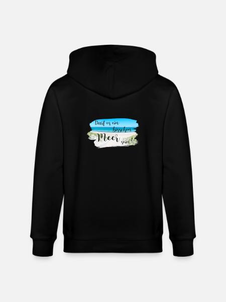 Voulez-vous de la mer? - Veste à capuche bio CULTIVATOR Stanley/Stella Unisexe - noir