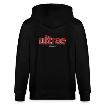 Ultras - Veste à capuche bio CULTIVATOR Stanley/Stella Unisexe - noir - Dos - Anna (173cm)