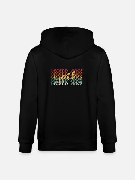 Legend since 1985 - Stanley/Stella Unisex Bio-Kapuzenjacke CULTIVATOR - Schwarz