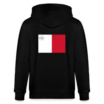 Malte - Veste à capuche bio CULTIVATOR Stanley/Stella Unisexe - noir - Dos - Anna (173cm)