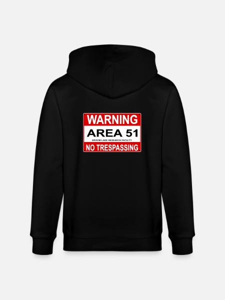 AREA 51 Shield - Stanley/Stella CULTIVATOR  Unisex Organic Hooded Jacket - black