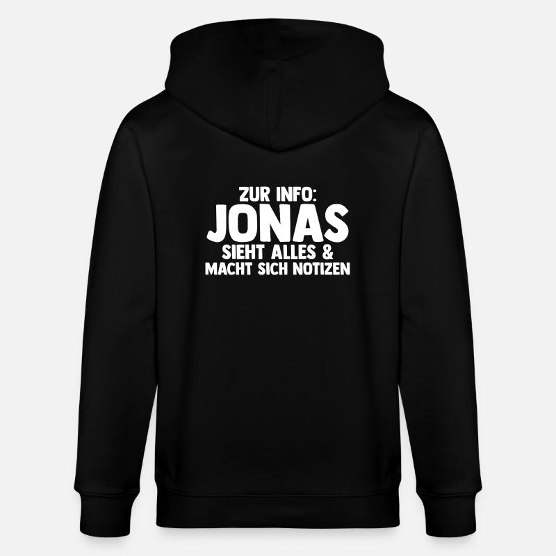 Jonas - Veste à capuche bio CULTIVATOR Stanley/Stella Unisexe - noir