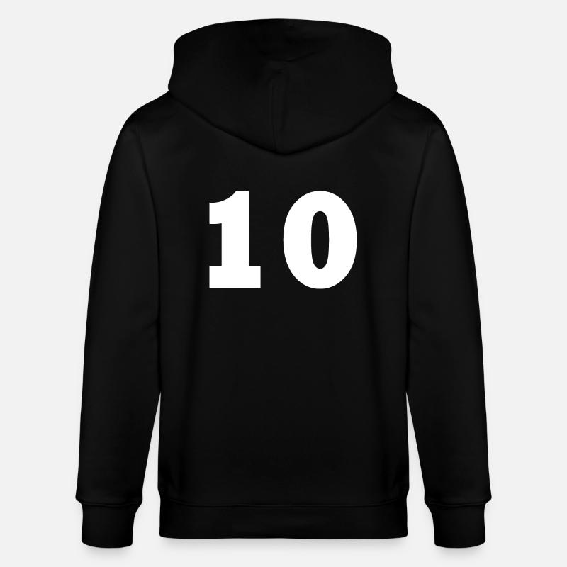 10 - Stanley/Stella Unisex Bio-Kapuzenjacke CULTIVATOR  - Schwarz