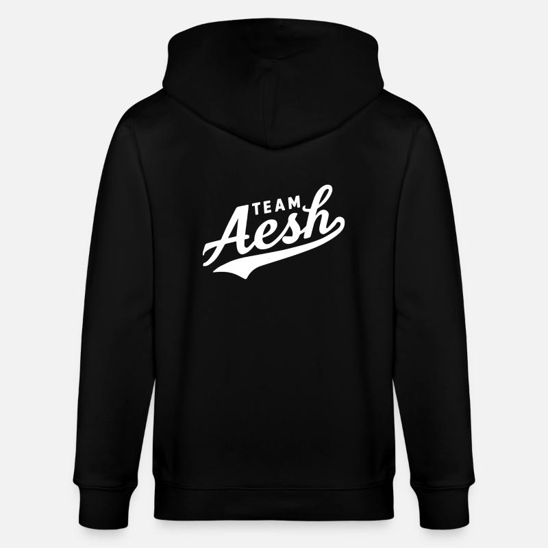 Team AESH - Veste à capuche bio CULTIVATOR Stanley/Stella Unisexe - noir