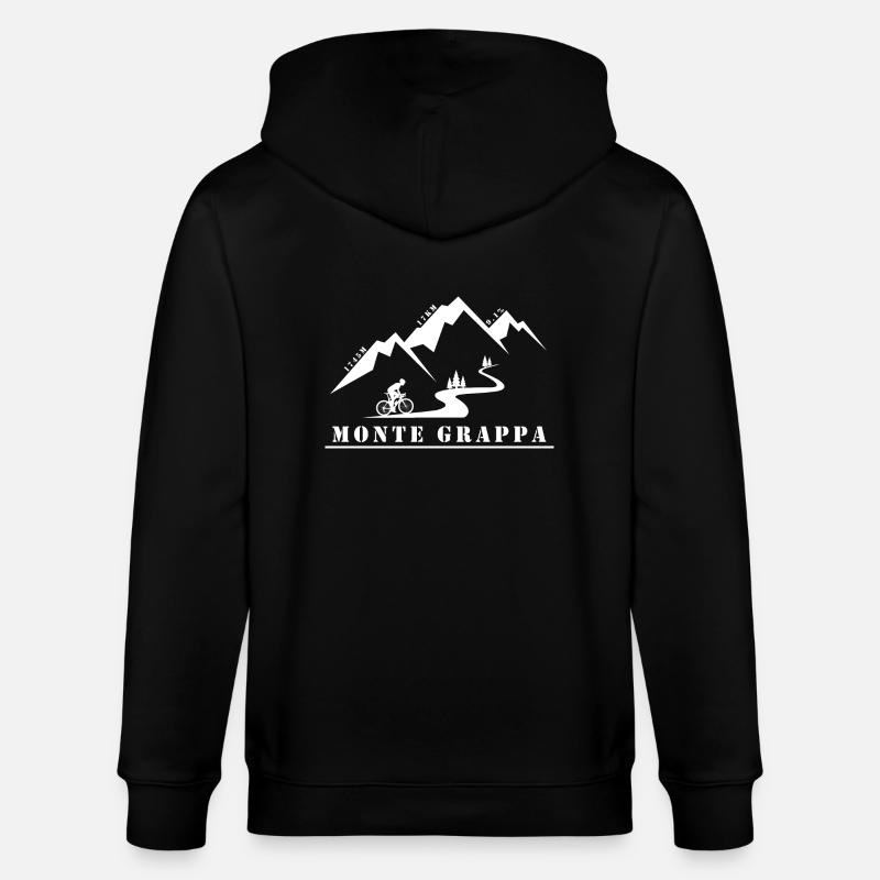 Monte Grappa - Veste à capuche bio CULTIVATOR Stanley/Stella Unisexe - noir