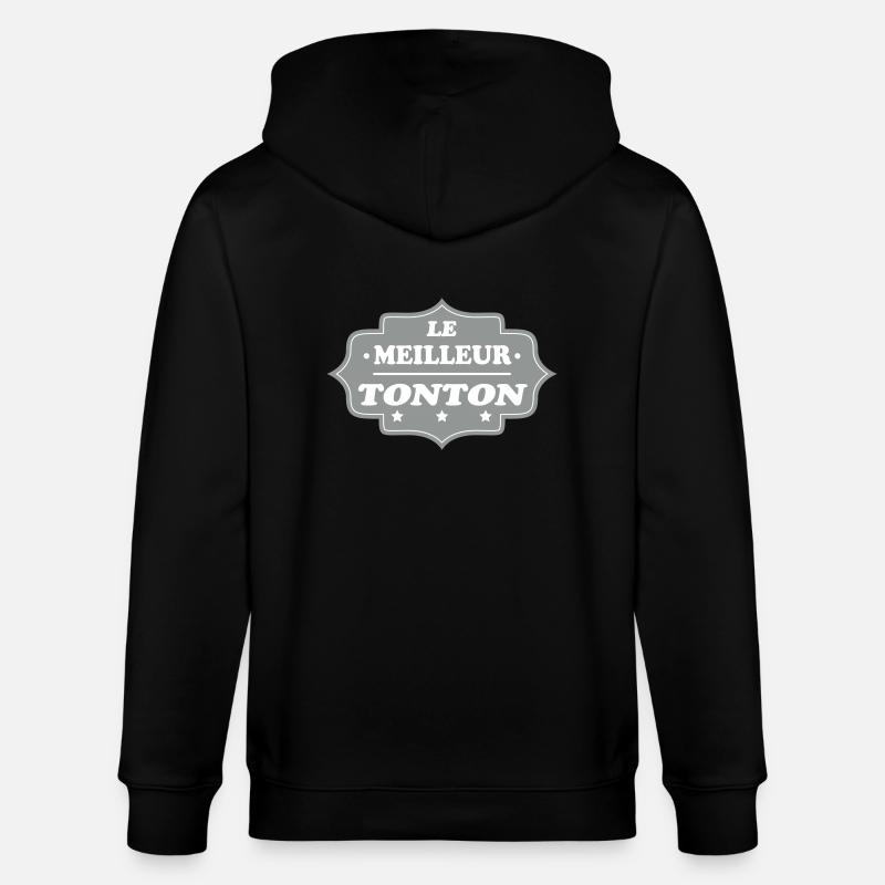 LE MEILLEUR TONTON 18 - Veste à capuche bio CULTIVATOR Stanley/Stella Unisexe - noir