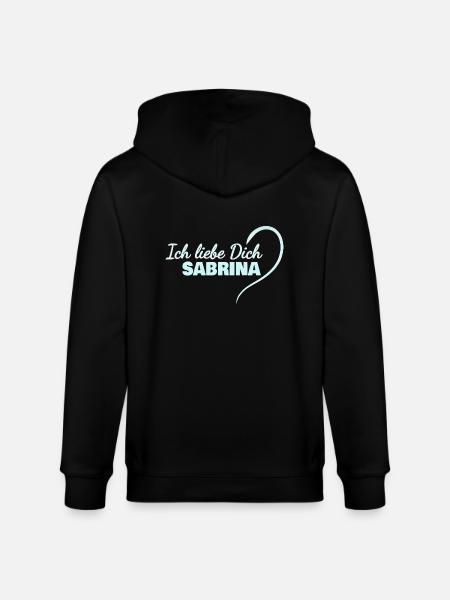 LoveYou Sabrina - Stanley/Stella CULTIVATOR  Unisex Organic Hooded Jacket - black