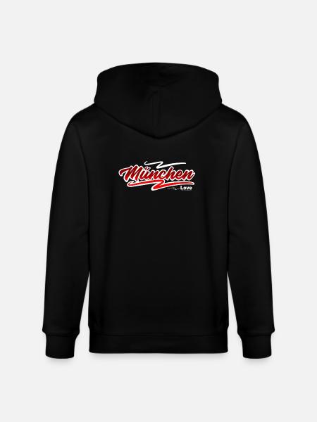 Munich - Stanley/Stella CULTIVATOR  Unisex Organic Hooded Jacket - black