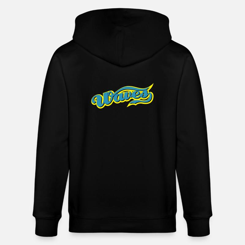 waves - Veste à capuche bio CULTIVATOR Stanley/Stella Unisexe - noir