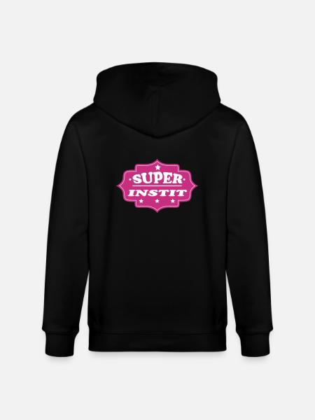 Super instit - Stanley/Stella CULTIVATOR Unisex Organic Hooded Jacket - black