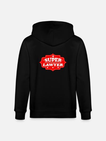 Super lawyer - Stanley/Stella CULTIVATOR  Unisex Organic Hooded Jacket - black