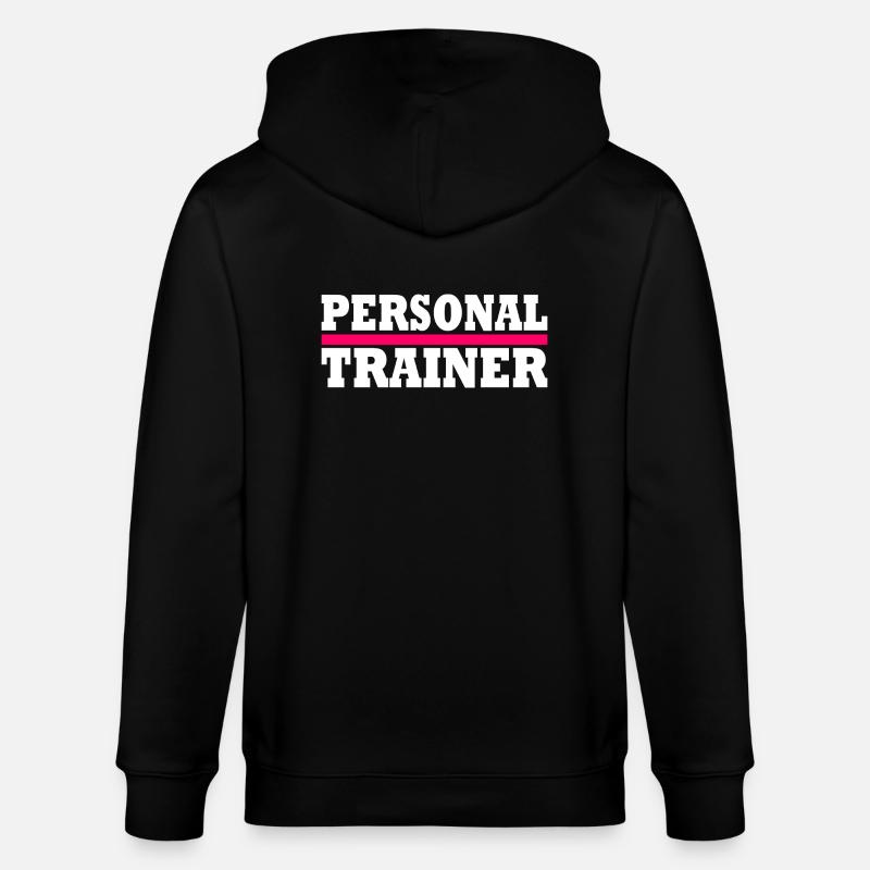 Personal trainer - Stanley/Stella Unisex Bio-Kapuzenjacke CULTIVATOR - Schwarz