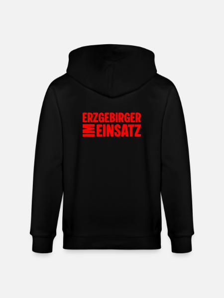Erzgebirger im Einsatz - Stanley/Stella Unisex Bio-Kapuzenjacke CULTIVATOR - Schwarz