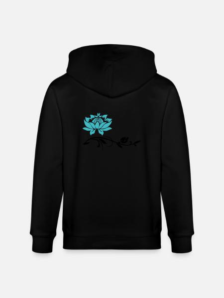 blume - Stanley/Stella Unisex Bio-Kapuzenjacke CULTIVATOR  - Schwarz