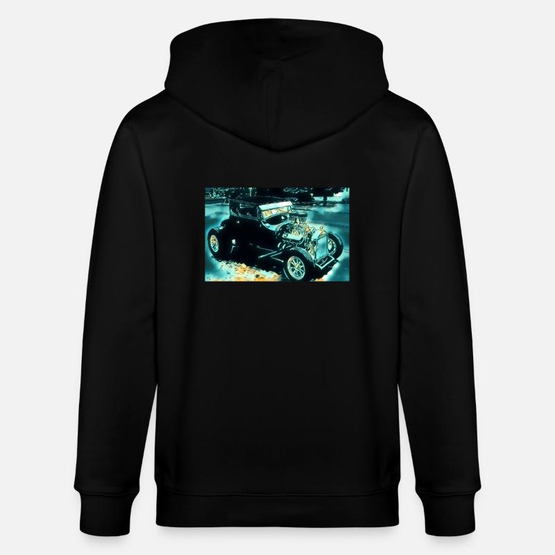 Auto - Stanley/Stella Unisex Bio-Kapuzenjacke CULTIVATOR  - Schwarz