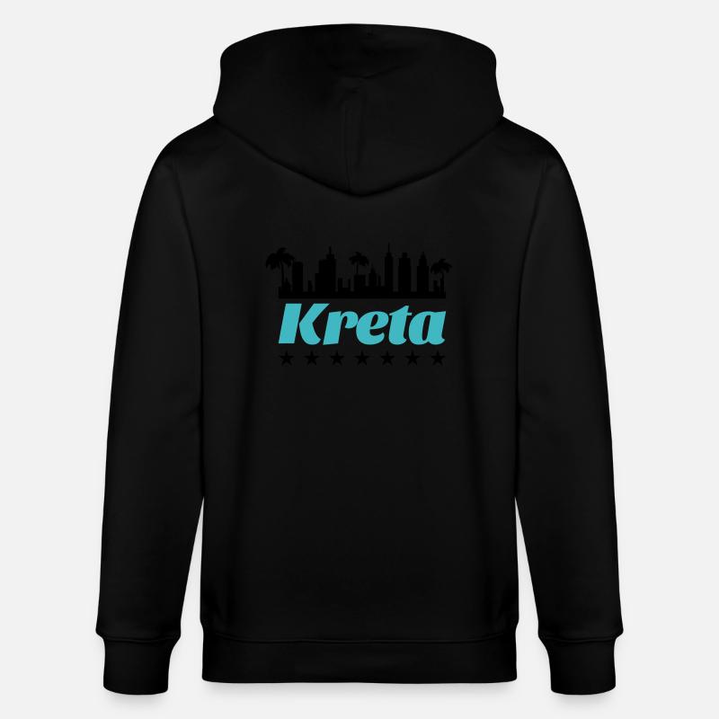 Crète - Veste à capuche bio CULTIVATOR Stanley/Stella Unisexe - noir