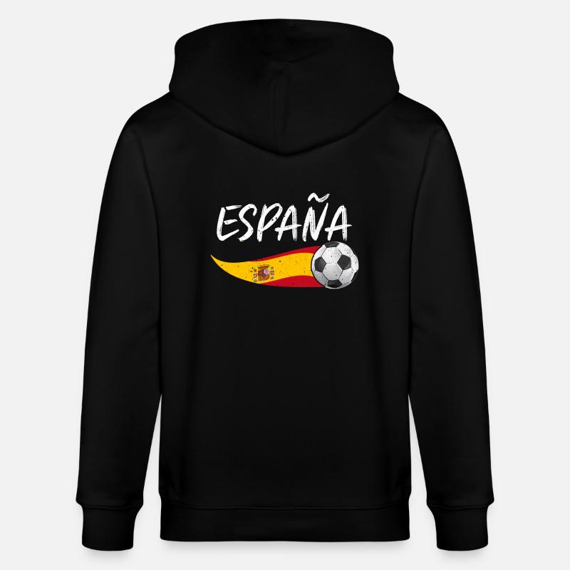 Espagnols Espagne - Veste à capuche bio CULTIVATOR Stanley/Stella Unisexe - noir