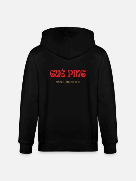 Guè Ping - Stanley/Stella Unisex Bio-Kapuzenjacke CULTIVATOR  - Schwarz