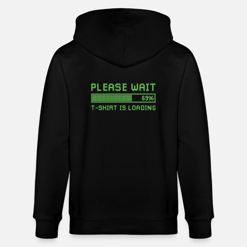 Bitte warten, das Design lädt. - Stanley/Stella Unisex Bio-Kapuzenjacke CULTIVATOR - Schwarz