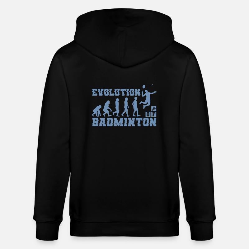 Badminton Evolution Silhouette - Veste à capuche bio CULTIVATOR Stanley/Stella Unisexe - noir