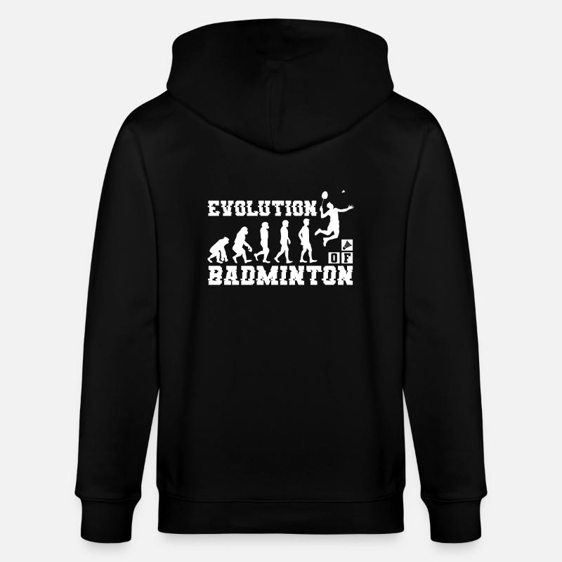 Badminton Evolution Silhouette - Veste à capuche bio CULTIVATOR Stanley/Stella Unisexe - noir
