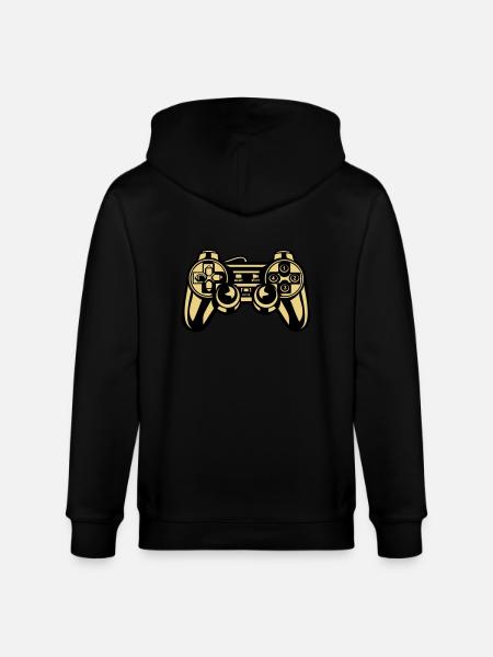 Gaming - Stanley/Stella CULTIVATOR  Unisex Organic Hooded Jacket - black