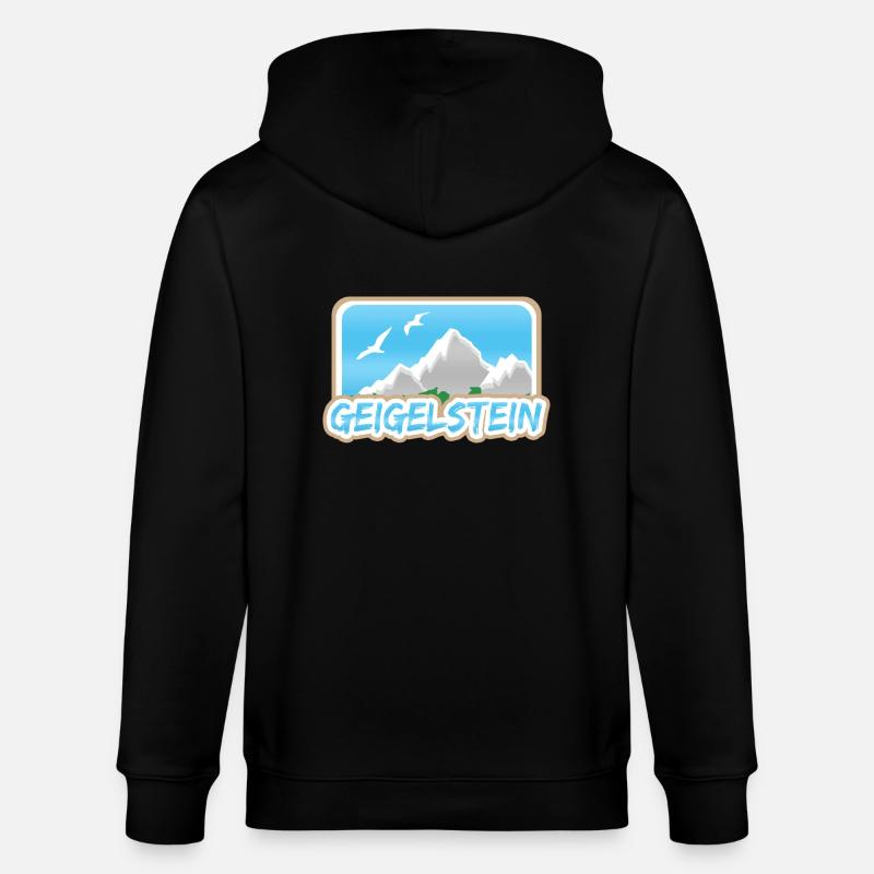 Geigelstein Geigelstein - Veste à capuche bio CULTIVATOR Stanley/Stella Unisexe - noir