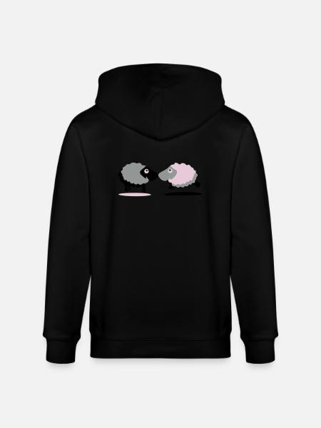 sheep - Veste à capuche bio CULTIVATOR Stanley/Stella Unisexe - noir