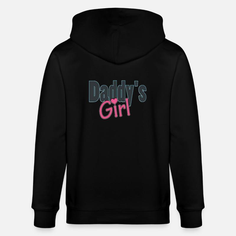daddy's girl - Veste à capuche bio CULTIVATOR Stanley/Stella Unisexe - noir