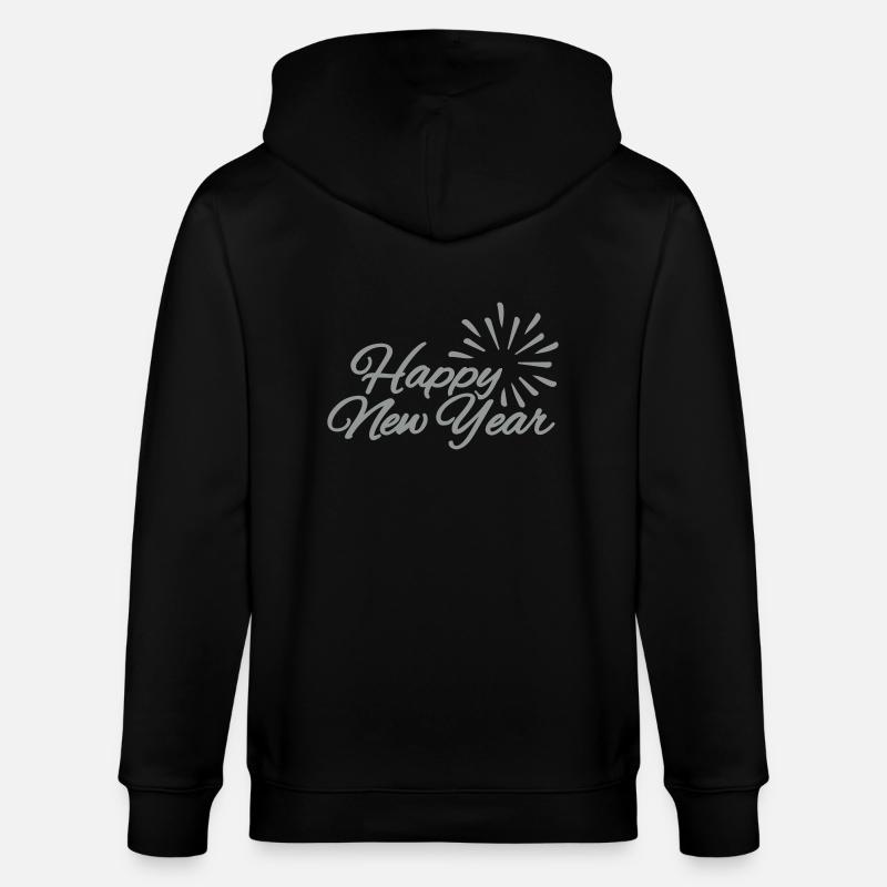 Silvester - Stanley/Stella Unisex Bio-Kapuzenjacke CULTIVATOR  - Schwarz