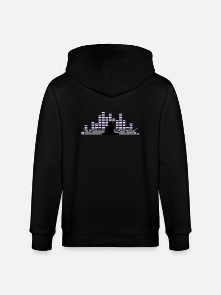 Musik - DJ Party - Stanley/Stella Unisex Bio-Kapuzenjacke CULTIVATOR - Schwarz