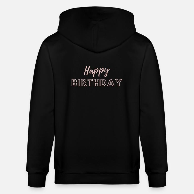 Bon anniversaire - Veste à capuche bio CULTIVATOR Stanley/Stella Unisexe - noir