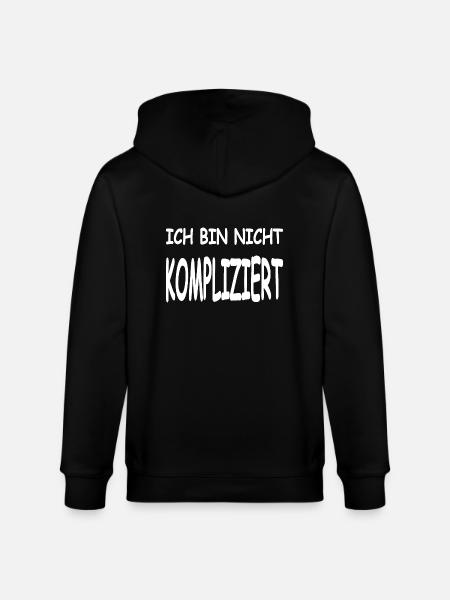 Kompliziert - Stanley/Stella Unisex Bio-Kapuzenjacke CULTIVATOR  - Schwarz