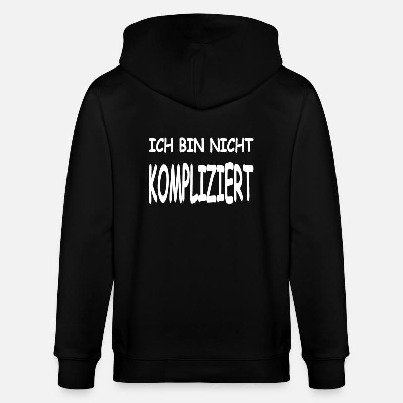 Kompliziert - Stanley/Stella Unisex Bio-Kapuzenjacke CULTIVATOR  - Schwarz