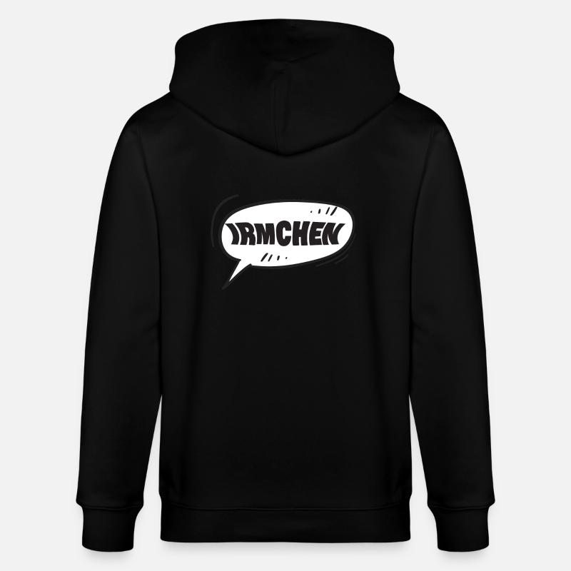 Irmchen als Irmchen - Stanley/Stella Unisex Bio-Kapuzenjacke CULTIVATOR  - Schwarz