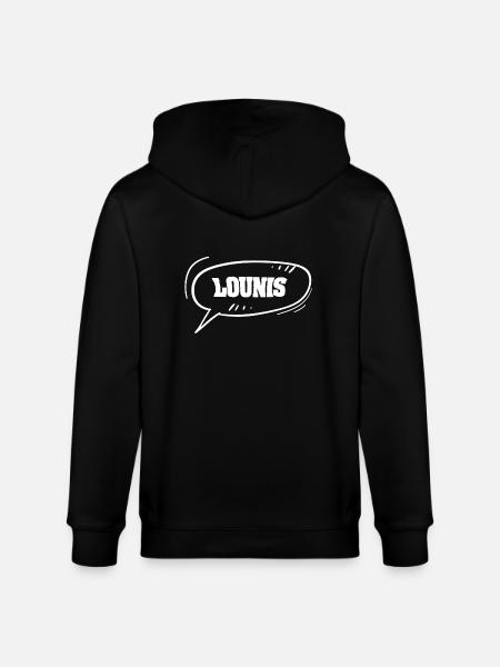 Lounis - Stanley/Stella CULTIVATOR  Unisex Organic Hooded Jacket - black