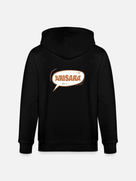 Arisara - Stanley/Stella Unisex Bio-Kapuzenjacke CULTIVATOR - Schwarz