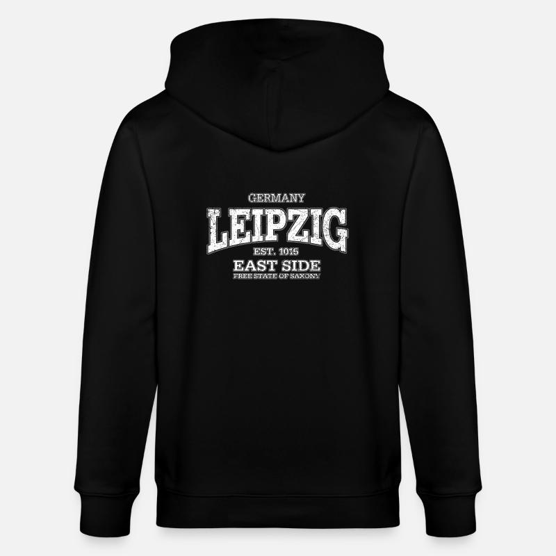 Leipzig (à l'ancienne blanc) - Veste à capuche bio CULTIVATOR Stanley/Stella Unisexe - noir