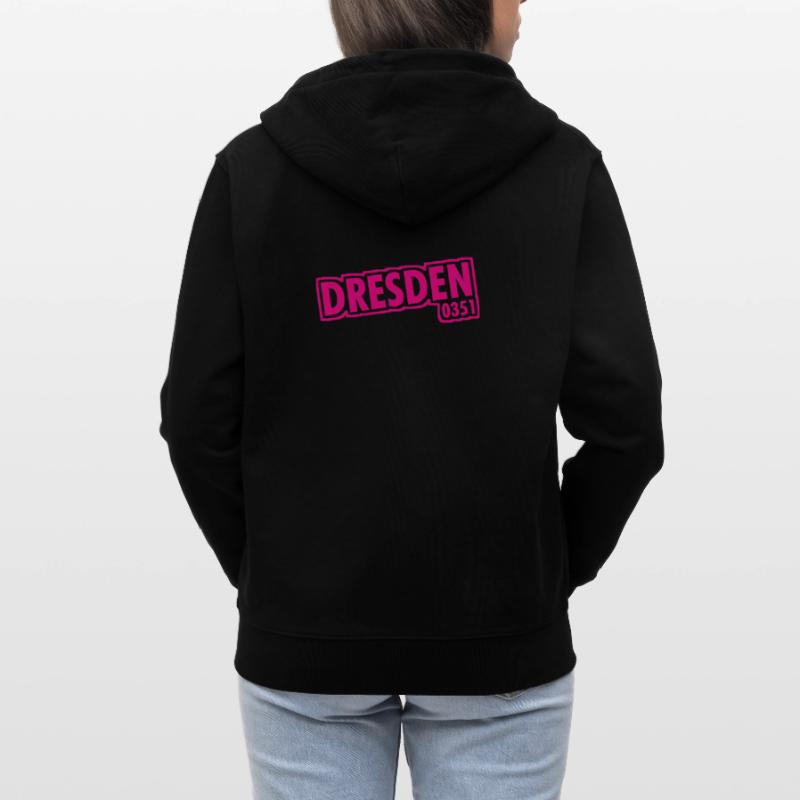 Dresden - 0351 - Area Code - Saxony Stanley/Stella CULTIVATOR  Unisex Organic Hooded Jacket