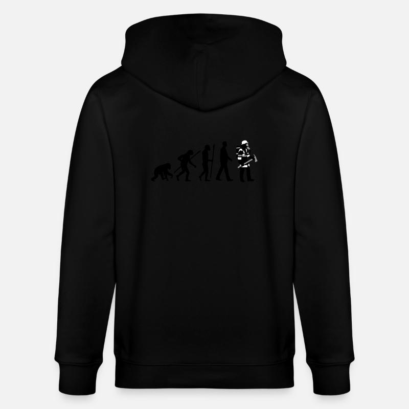 evolution_feuerwehrmann_012015_c_3c - Stanley/Stella Unisex Bio-Kapuzenjacke CULTIVATOR  - Schwarz