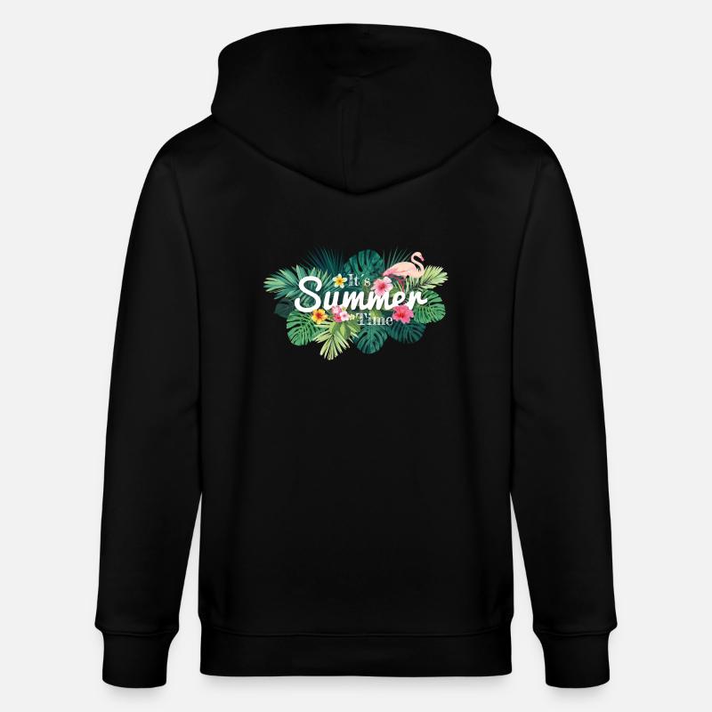 190717_permonte_Summer-Ti - Stanley/Stella Unisex Bio-Kapuzenjacke CULTIVATOR  - Schwarz